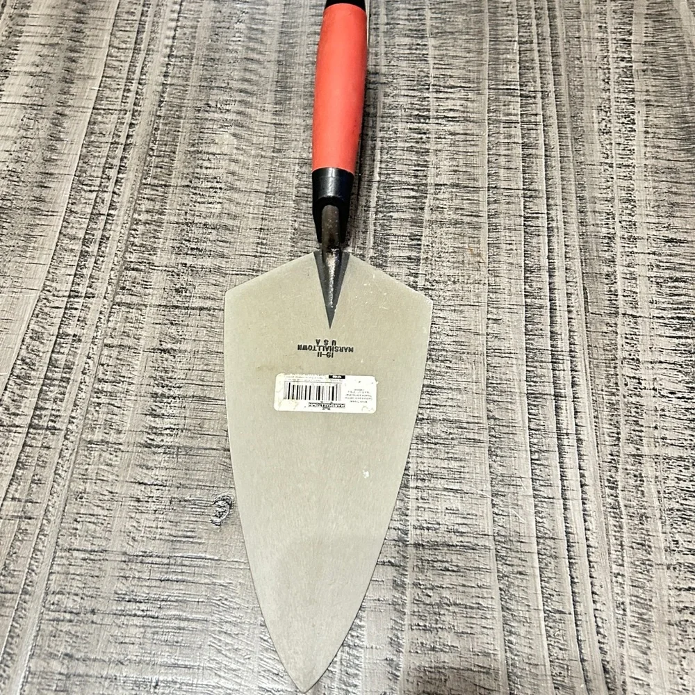 Marshalltown Red and Black Masonry Brick 🧱 Laying Trowel (4 for sale) - Picture 12 of 13